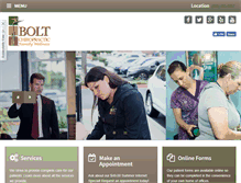 Tablet Screenshot of boltchiro.com